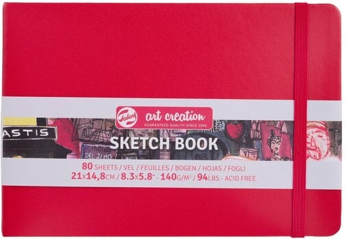 Sketchbook Talens Art Creation 9314205M Sketchbook 80 160 14,8 x 21 cm 140 g Red - 1