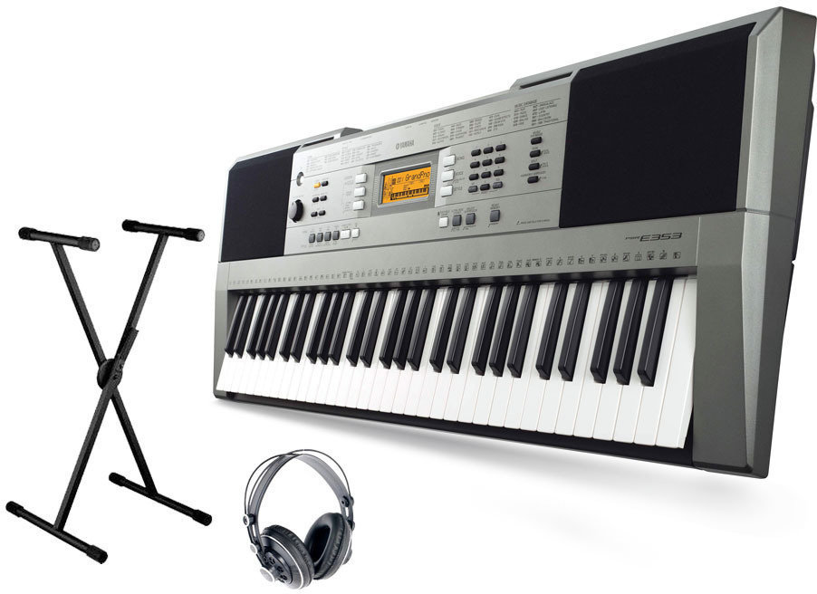 Keyboard s dynamikou Yamaha PSR-E353 SET