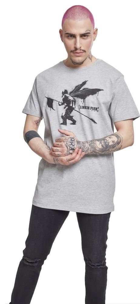 T-Shirt Linkin Park T-Shirt Street Soldier Herren Heather Grey M