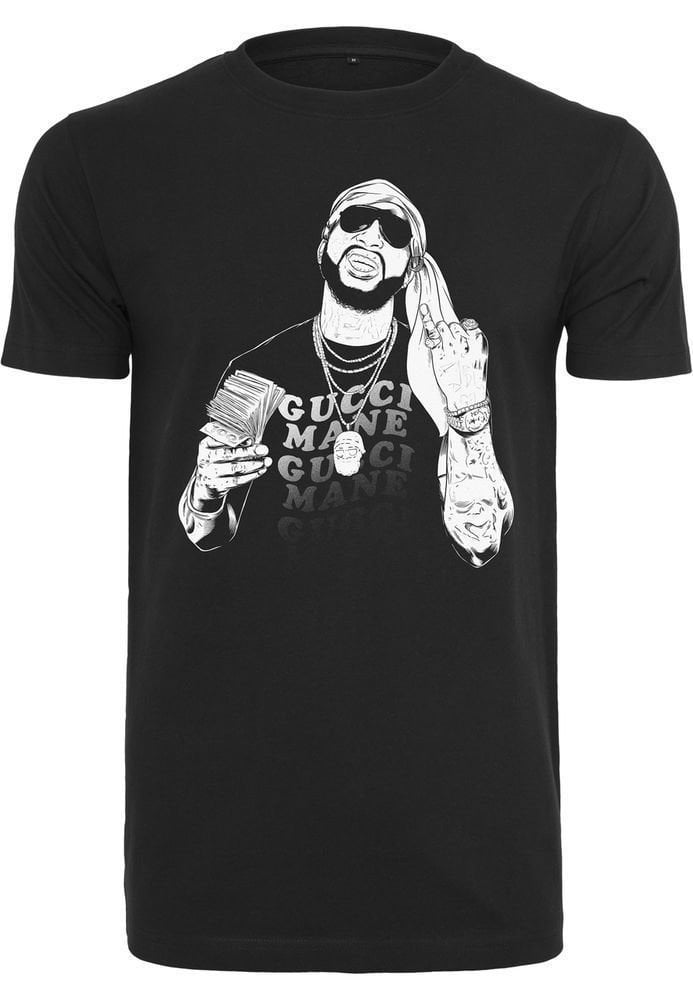 T-Shirt Gucci Mane Pinkies Up Black 2XL T-Shirt