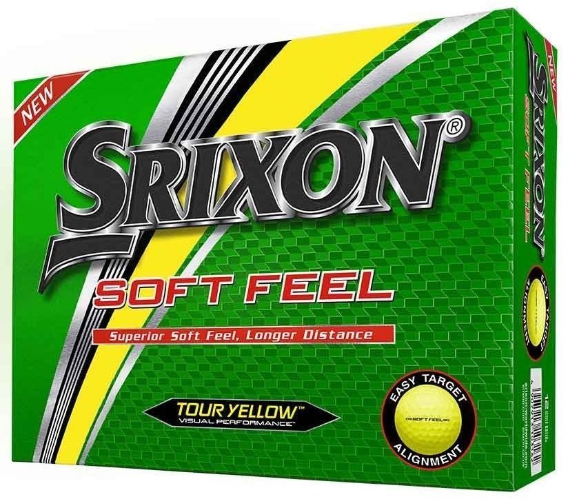 Golfový míček Srixon Soft Feel 11 Golf Balls Yellow Dz
