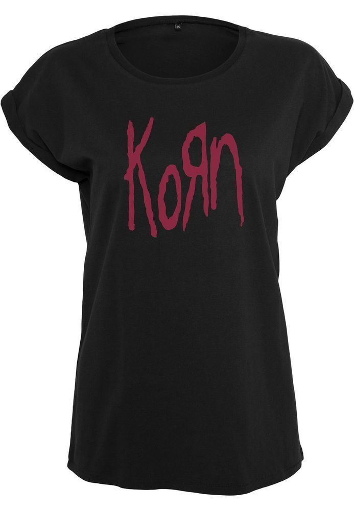 T-Shirt Korn T-Shirt Logo Female Black XS