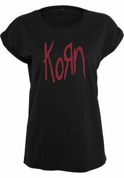 Риза Korn Риза Logo Жените Черeн XS - 1