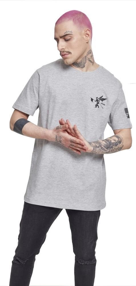 Camiseta de manga corta Linkin Park Camiseta de manga corta Flag Heather Grey S