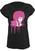 T-Shirt Jimi Hendrix Ladies Music Is My Religion Tee Black L