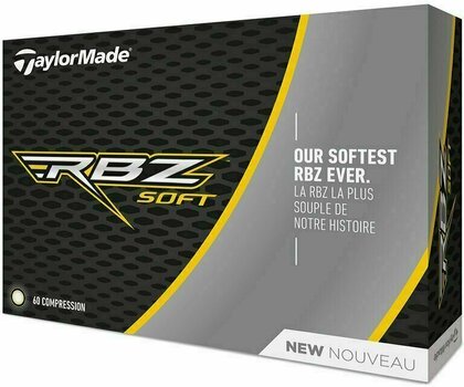 Нова топка за голф TaylorMade RBZ Soft 12 Pack 2019 - 1