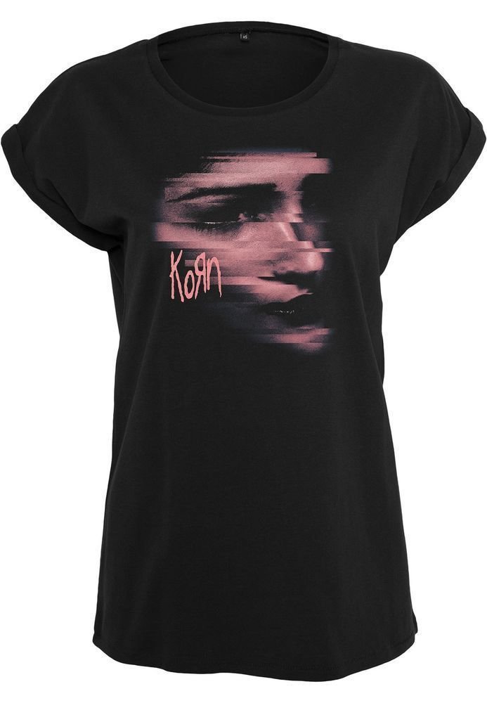 T-Shirt Korn T-Shirt Face Female Black XS