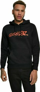 Hættetrøje Gorillaz Hættetrøje Logo Sort XL - 1