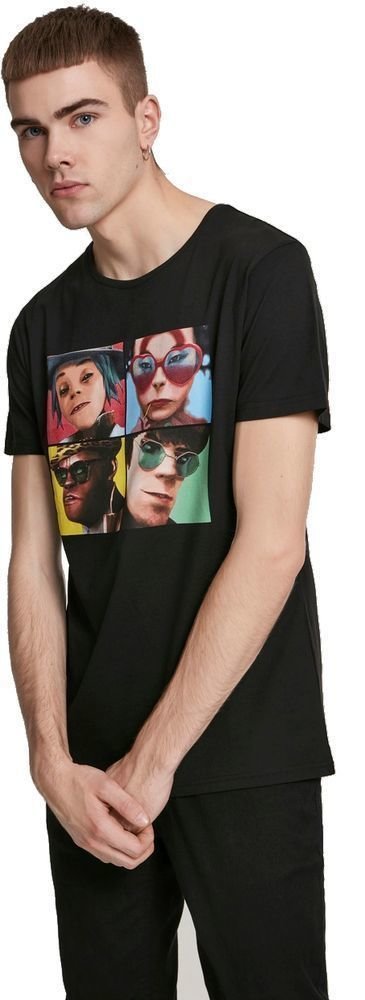 T-shirt Gorillaz 4 Faces Tee Black S