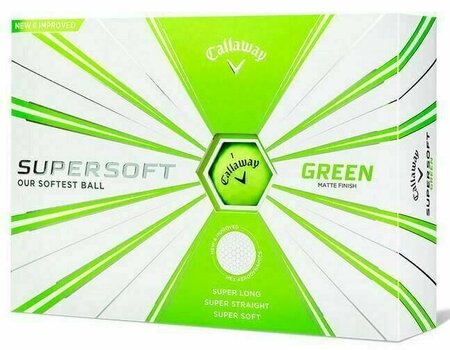 Palle da golf Callaway Supersoft Golf Balls 19 Matte Green 12 Pack - 1