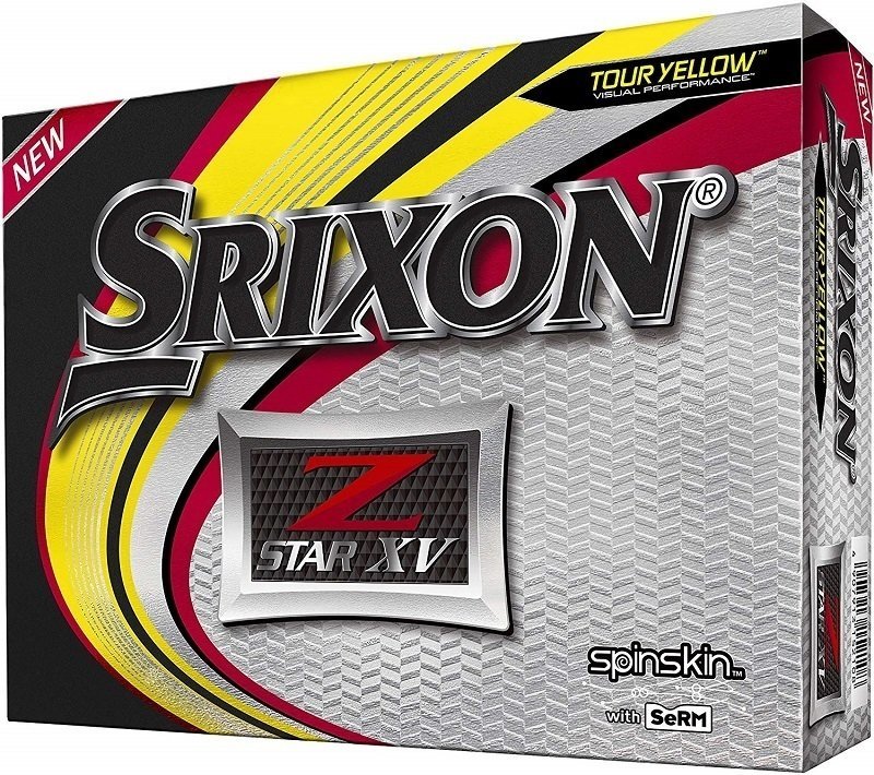 Piłka golfowa Srixon Z-Star XV Golf Balls Yellow 12