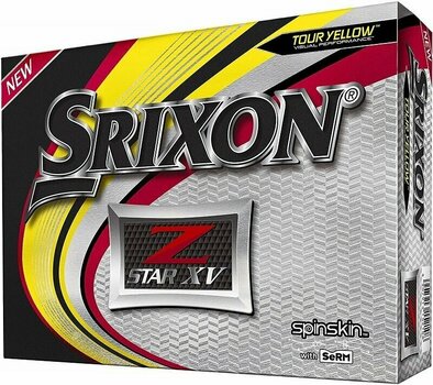 Piłka golfowa Srixon Z-Star XV Golf Balls Yellow 12 - 1
