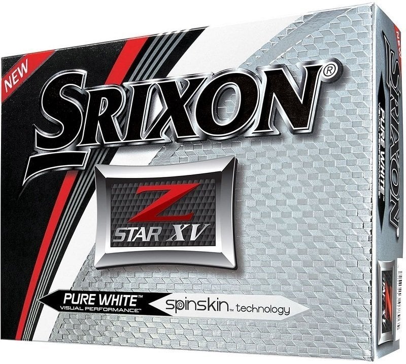 Нова топка за голф Srixon Z-Star XV Golf Balls White 12