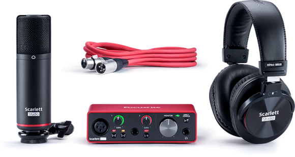 USB audio převodník - zvuková karta Focusrite Scarlett Solo Studio 2nd Generation - 1