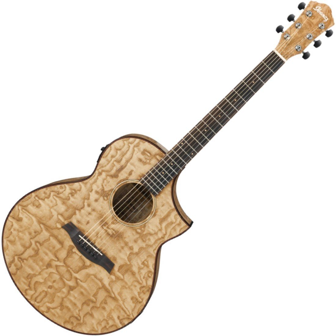 Elektroakustická kytara Jumbo Ibanez AEW40AS-NT Natural