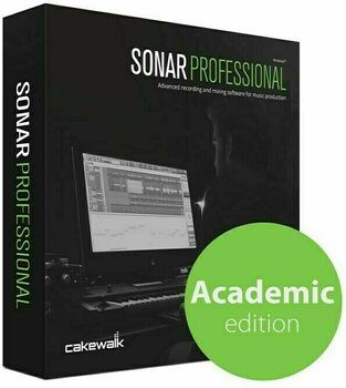 DAW snemalna programska oprema Cakewalk SONAR Professional Academic Edition