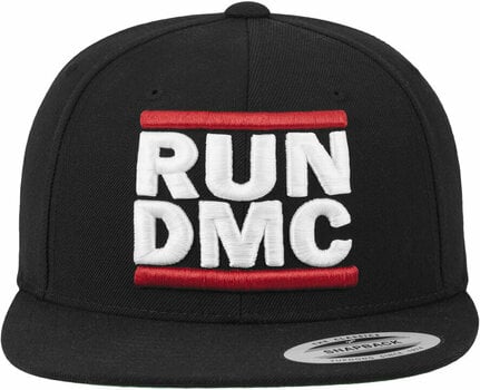 Καπέλο καπέλο Run DMC Logo Snapback Black One Size - 1
