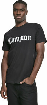 T-Shirt Compton T-Shirt Logo Unisex Black XS - 1