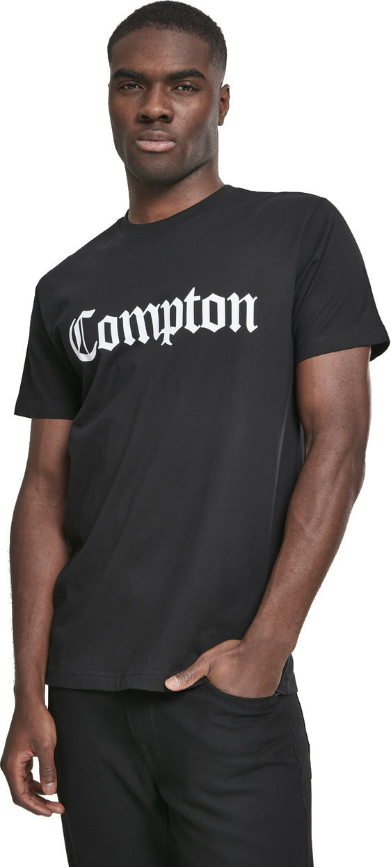 Camiseta de manga corta Compton Camiseta de manga corta Logo Unisex Black S