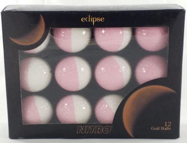 Nova loptica za golf Nitro Eclipse White/Pink