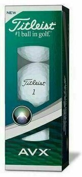 Golf žogice Titleist AVX Golf Balls White 3B pack - 1