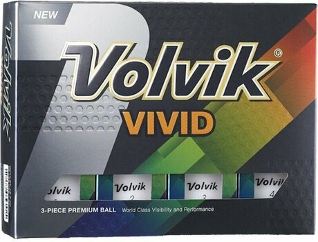 Piłka golfowa Volvik Vivid White - 1