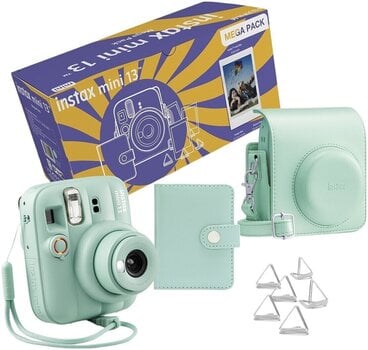 Миттєва камера Fujifilm Instax mini 13 Mega Pack Green Миттєва камера - 1