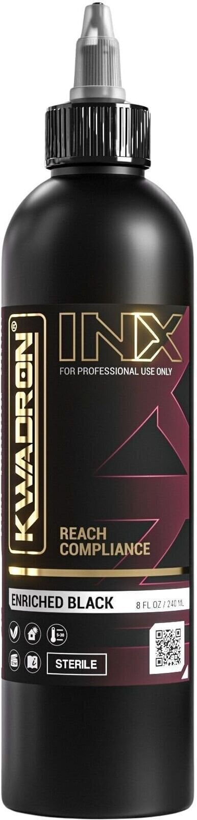 Farby do tatuażu (zatwierdzone w UE) Kwadron INX Tusz do tatuażu 240 ml Enriched Black