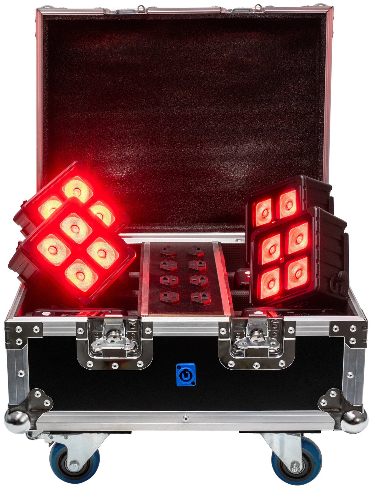 світлодіод ПАР LWS 4*15W Waterptoof LED Battery light 8 pcs in rechargeable pack світлодіод ПАР (Як нові)