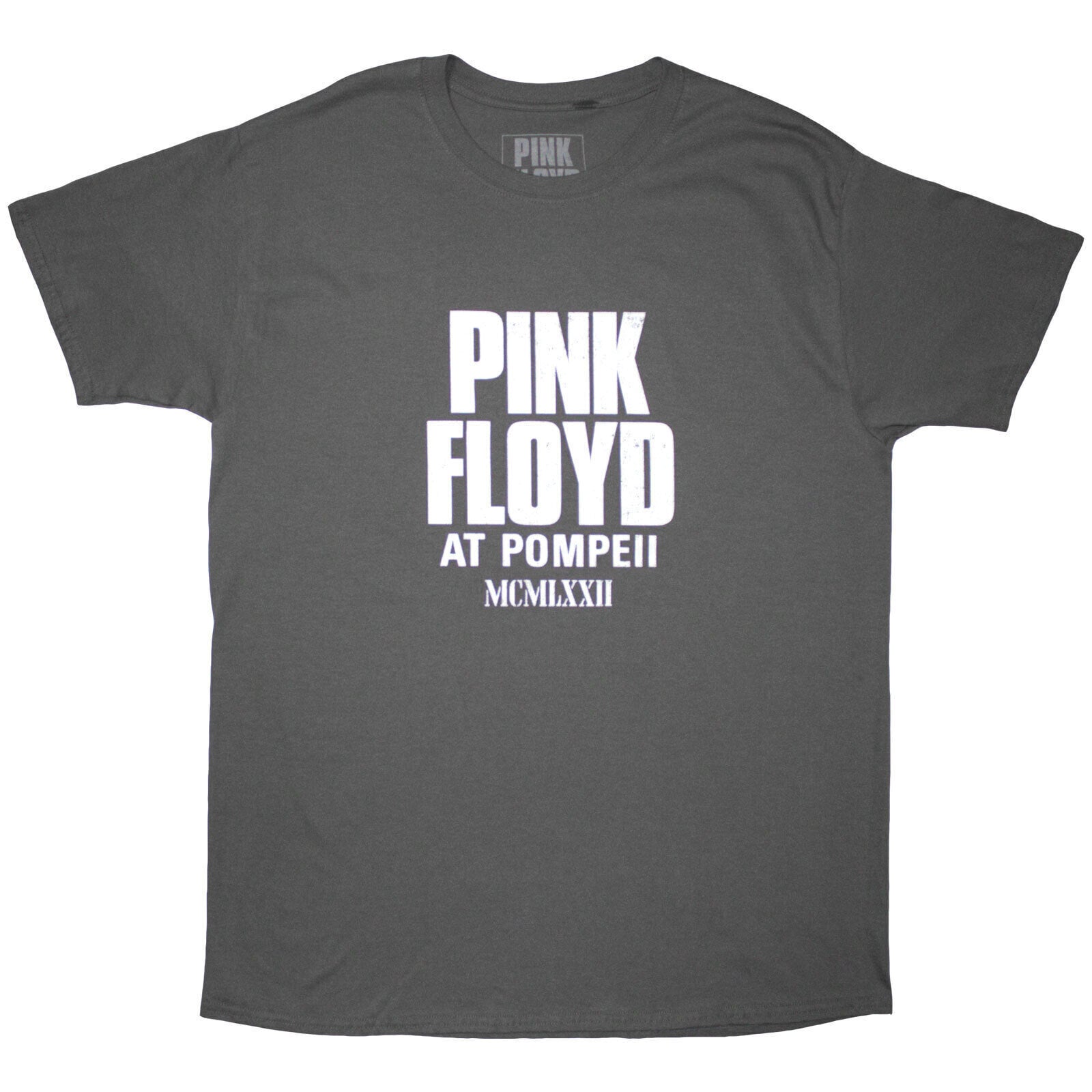 T-shirt Pink Floyd Pompeii Collage (Back Print) T-shirt de manga curta Charcoal Grey S