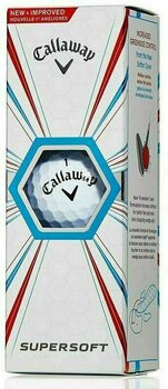 Нова топка за голф Callaway Supersoft 15 3#Ball White - 1
