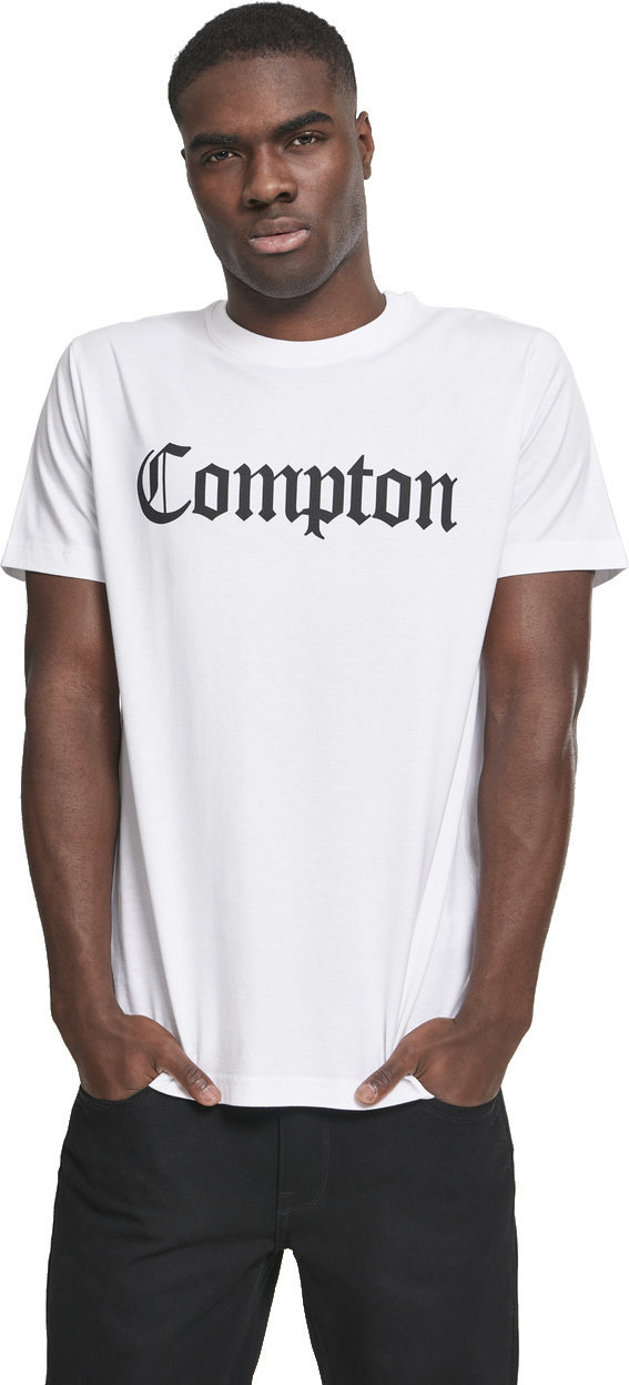 T-shirt Compton Logo White S T-shirt