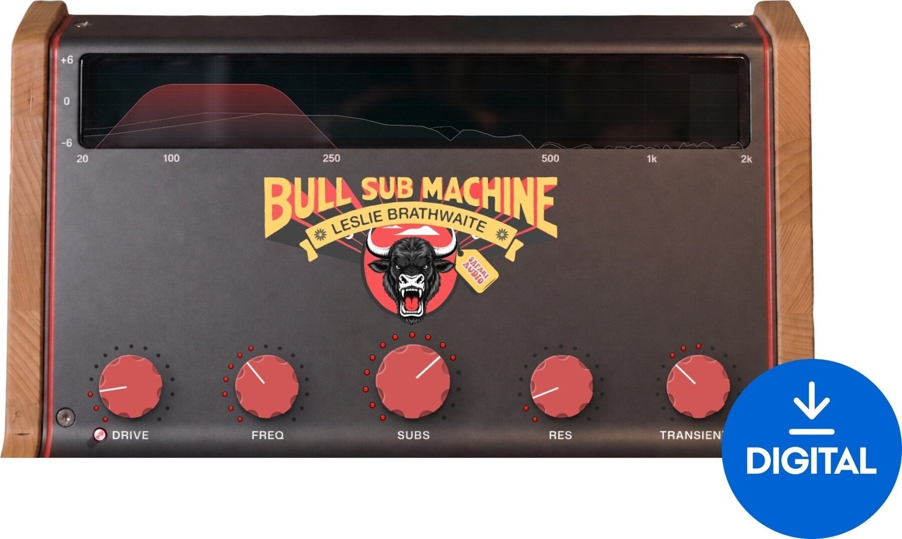 Студійне програмне забезпечення Plug-In ефект Safari Audio Bull Sub Machine V2 (Цифровий товар)