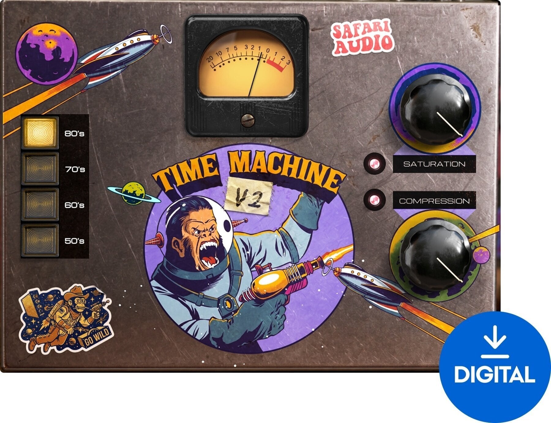 Procesador de efectos de complemento de software Safari Audio Time Machine V2 (Producto digital)