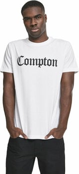 Camiseta de manga corta Compton Camiseta de manga corta Logo Unisex Blanco M - 1