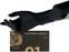 Tattoo Supplies Piranha Latex Disposable Gloves XS Black 100 pcs