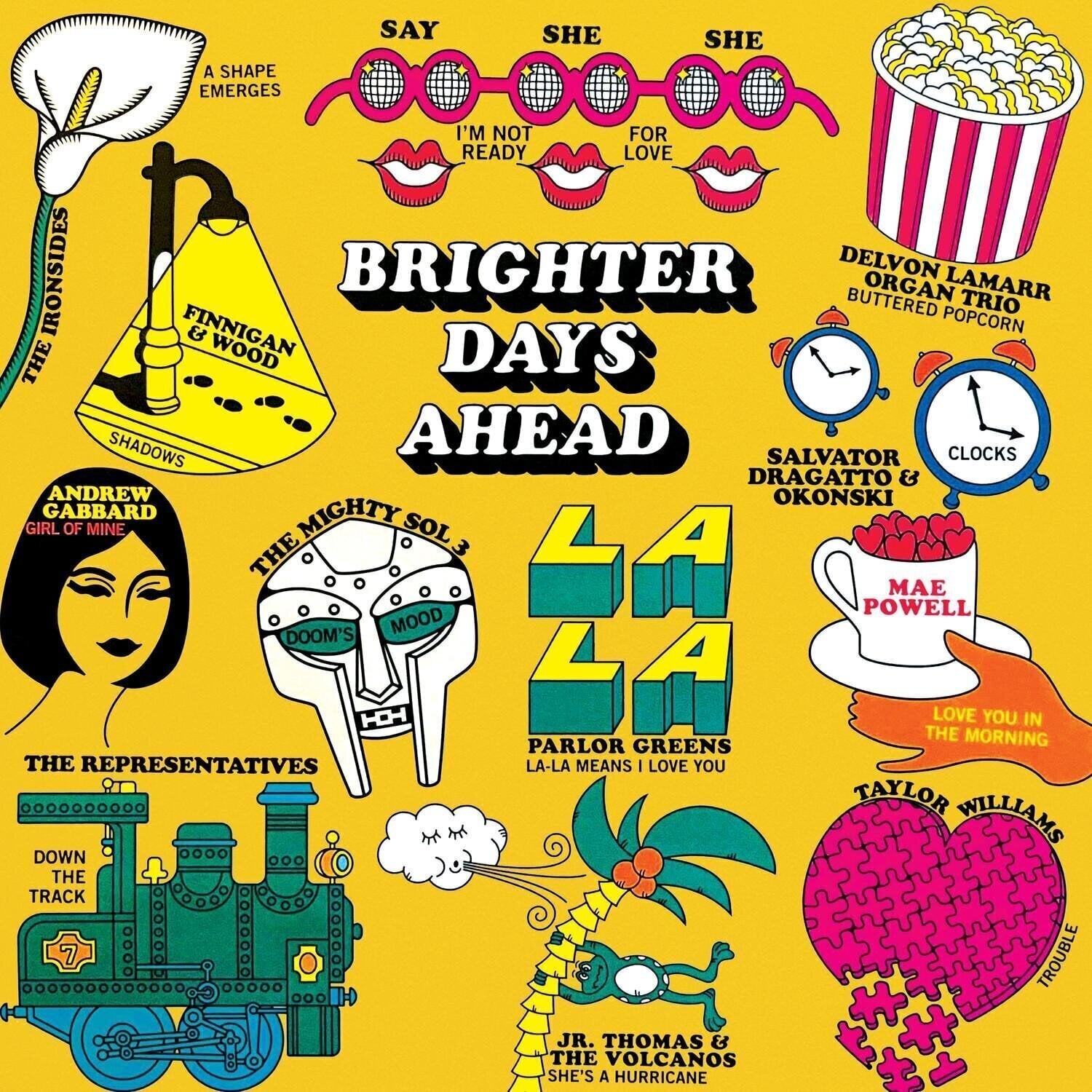 LP ploča Various Artists - Brighter Days Ahead (Volume 2) (Indie Exclusive) (Colemine Blue Coloured) (LP)