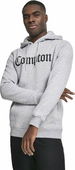 Hoodie Compton Hoodie Logo Grey/Black XS - 1