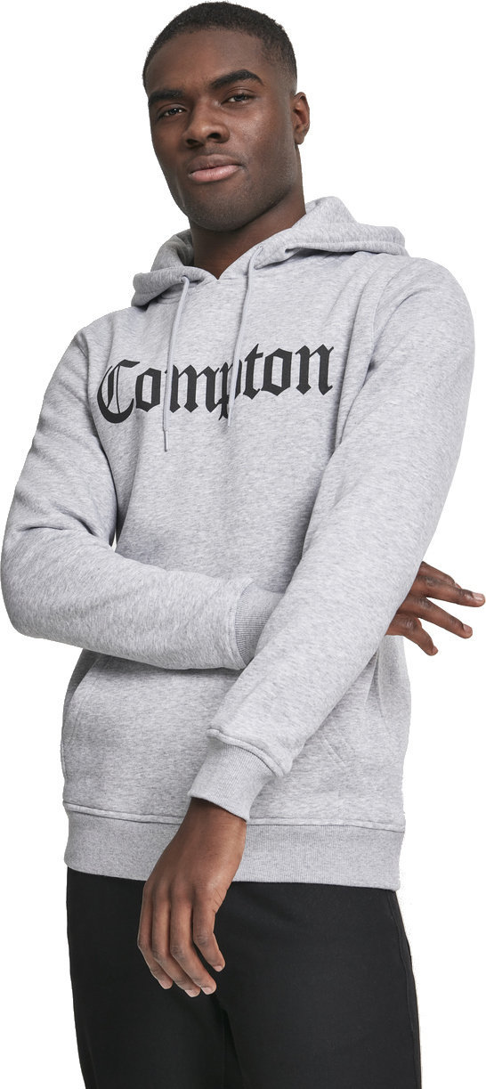 Hoodie Compton Hoodie Logo Gris-Noir L