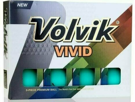 Bolas de golfe Volvik Vivid Mint - 1