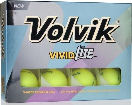Нова топка за голф Volvik Vivid Lite Yellow