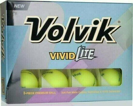 Piłka golfowa Volvik Vivid Lite Yellow - 1