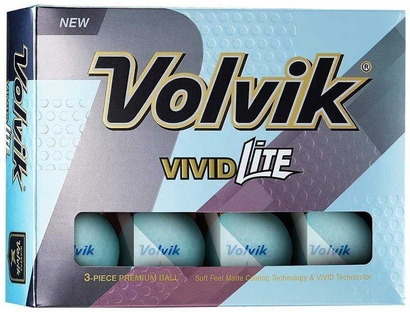 Balles de golf Volvik Vivid Lite Blue