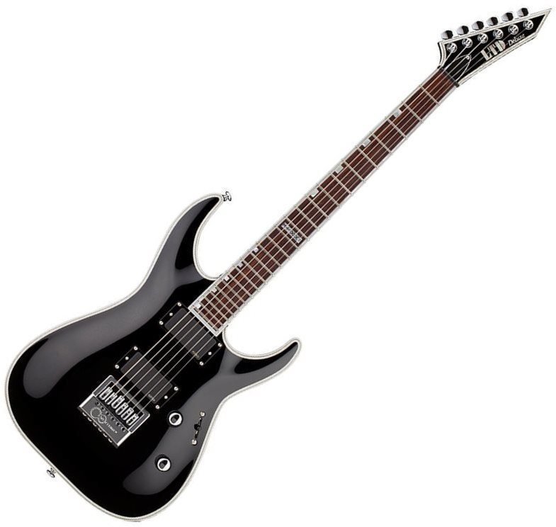 Elektrisk guitar ESP LTD MH-1000 Evertune Black