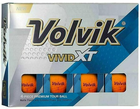 Pelotas de golf Volvik Vivid XT Orange - 1