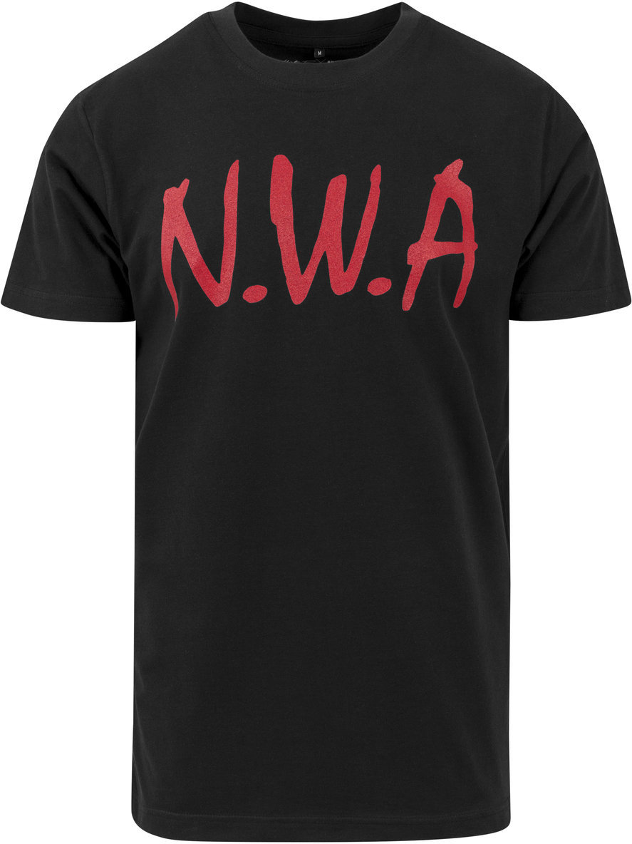 Skjorte N.W.A Skjorte Logo Sort L
