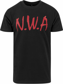 Skjorte N.W.A Skjorte Logo Sort L - 1