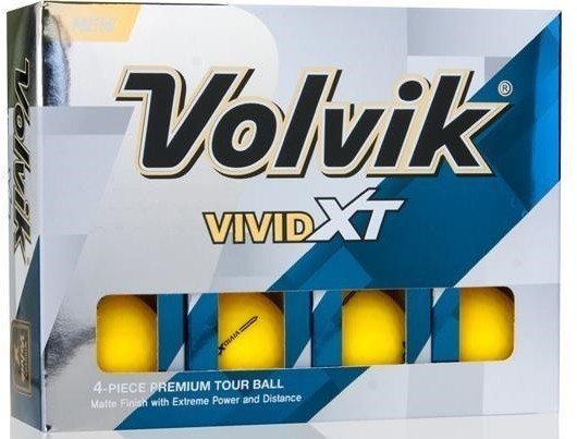 Balles de golf Volvik Vivid XT Yellow