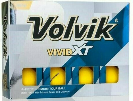 Golf Balls Volvik Vivid XT Yellow - 1