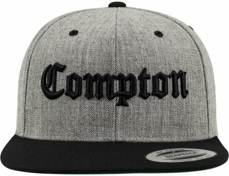 Hattukorkki Compton Hattukorkki Snapback Grey-Musta - 1